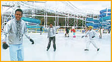 Panorama jumbo ice skating